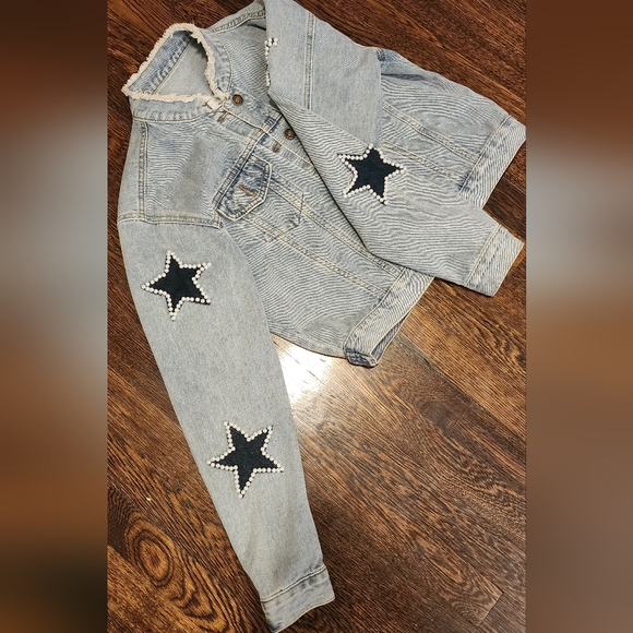 Cropped  denim jacket - Picture 3 of 5